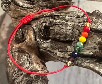 Delicate 7 Chakra Minimalist Bracelet