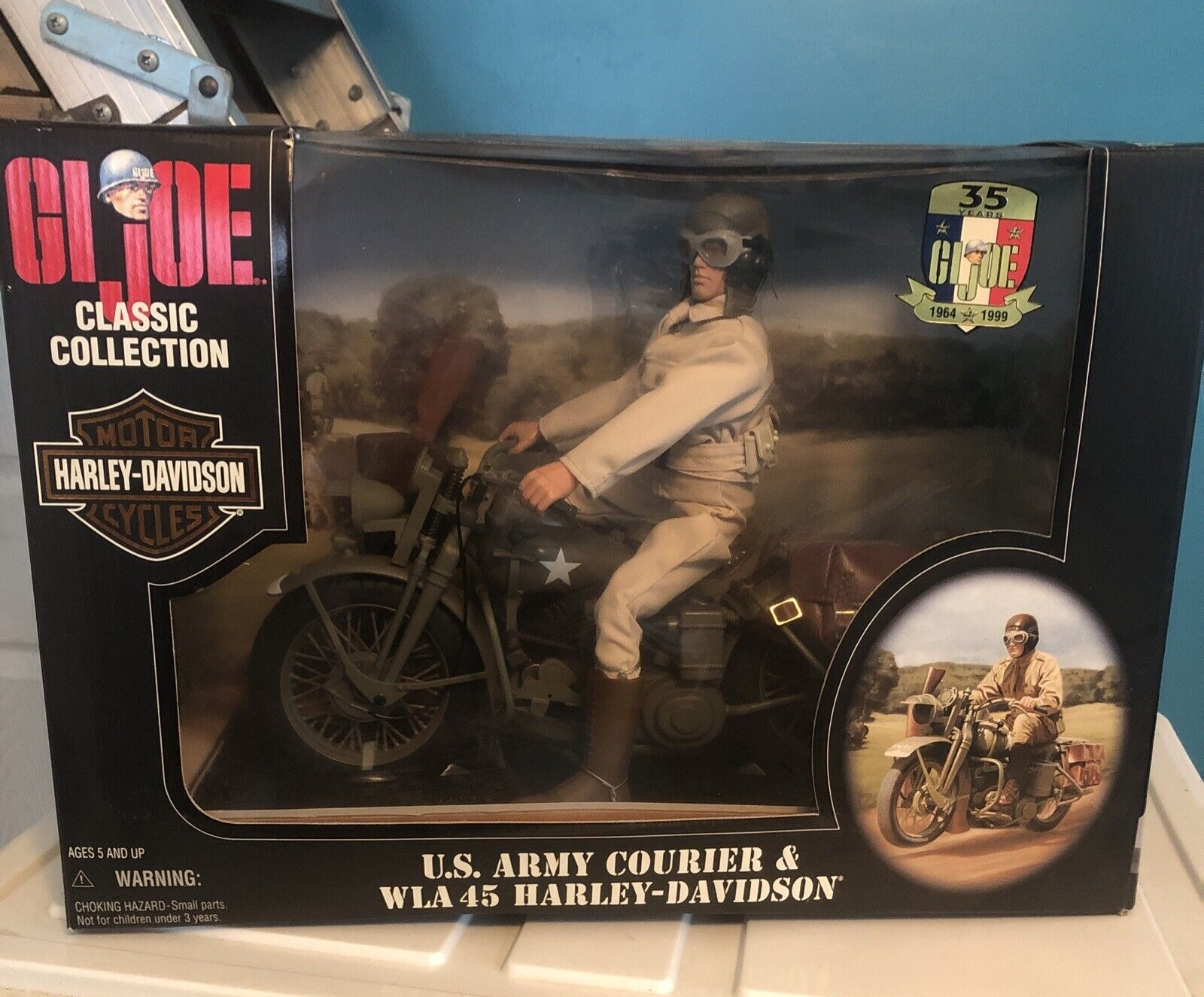1/6 12インチサイズ GIジョー ハーレーダビッドソン GI Joe 12 in US ARMY COURIER & HARLEY DAVIDSON SEALED NEW IN
