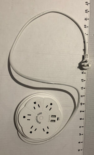 Power Strip, 5 Outlets 2 USB