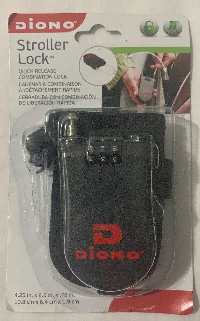 Diono Stroller Lock Combination Model 60285 New Factory Sealed...