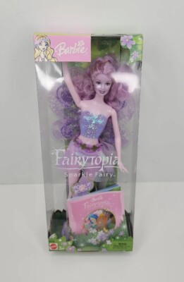 Barbie Fairytopia Sparkle Fairy Doll Purple/lavender With