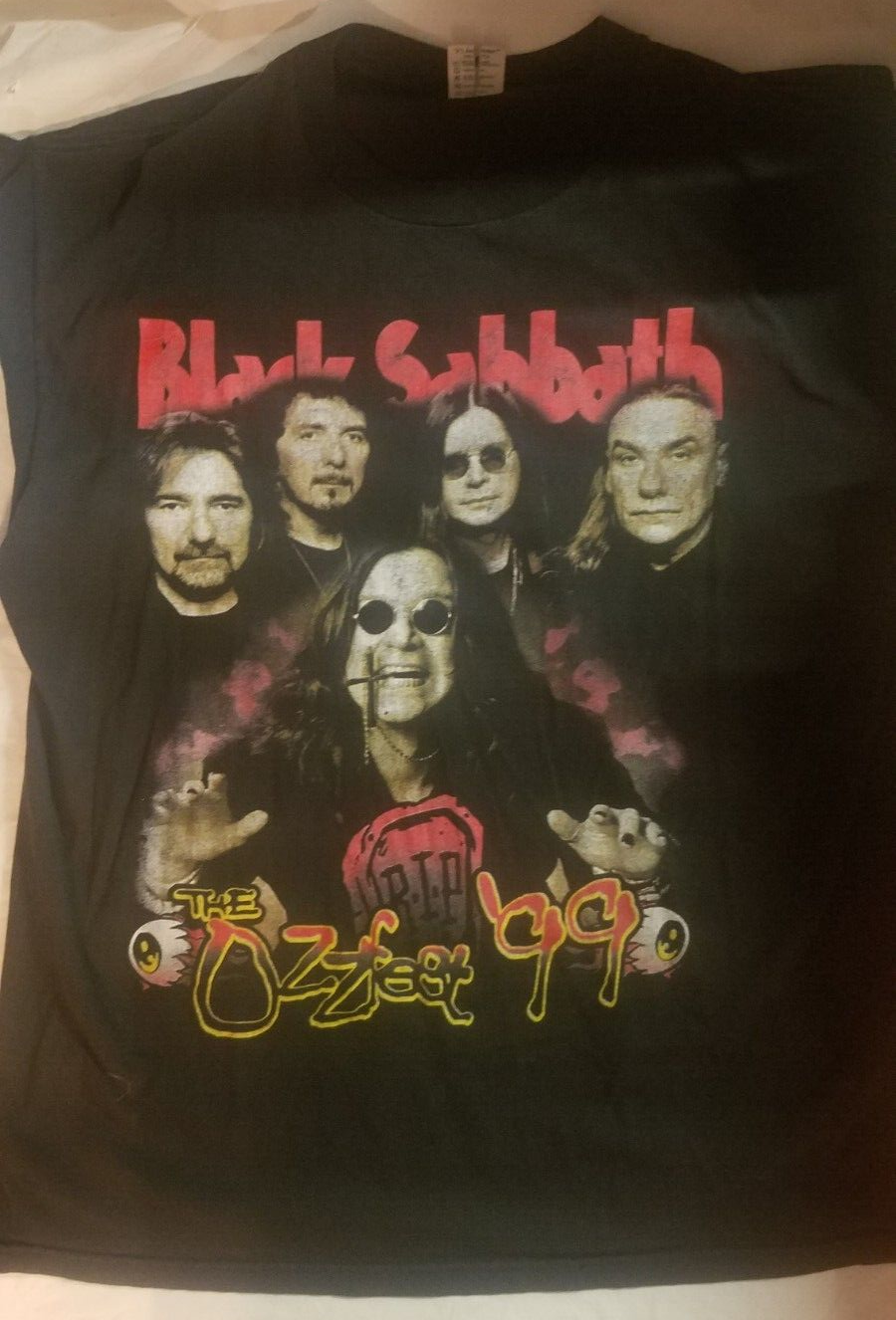 vintage Ozzy/Black Sabbath Ozzfest 99 Tour T-shirt | eBay