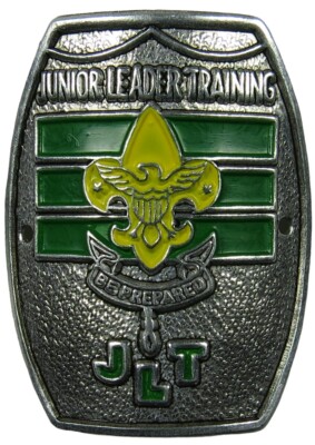Junior Leader Training Hiking Stick Medallion Hat Pin (PIN-4334)