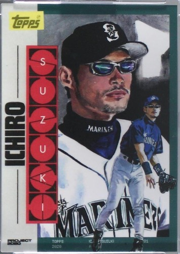 2023 Topps Finest Franchises Ichiro Suzuki Gold Rare Parallel #183