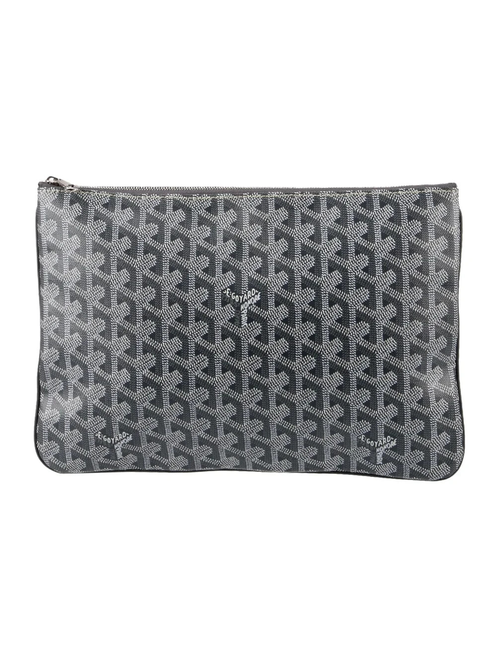 Goyard グレー ロゴパターン バッグ Goyard Women's Grey Logo Long Handle Bag - E-SEVEN STORE