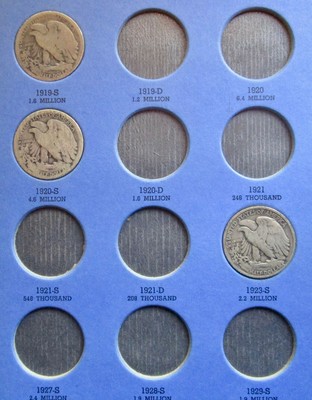 33 Different Dated or Mintmark Walking Liberty Halves Some Really Tough Dates