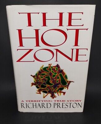 THE HOT ZONE by Richard Preston (1994) First Edition Hardcover Book SIGNED