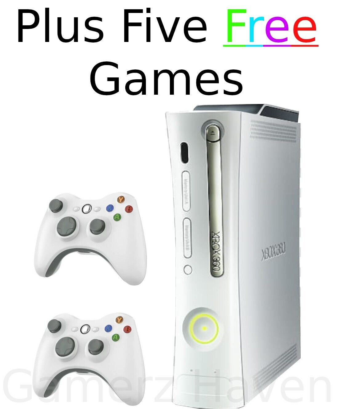 GUARANTEED Microsoft Xbox 360 Original Console, 250gb HDD, 2 GUARANTEED Microsoft Xbox 360 Original Console, 250gb HDD, 2