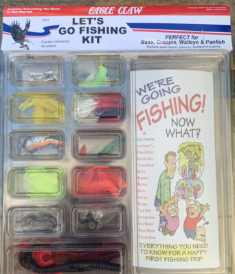 Eagle Claw Let s Go fishing Tackle Kit Bass Crappie Walleye Panfish