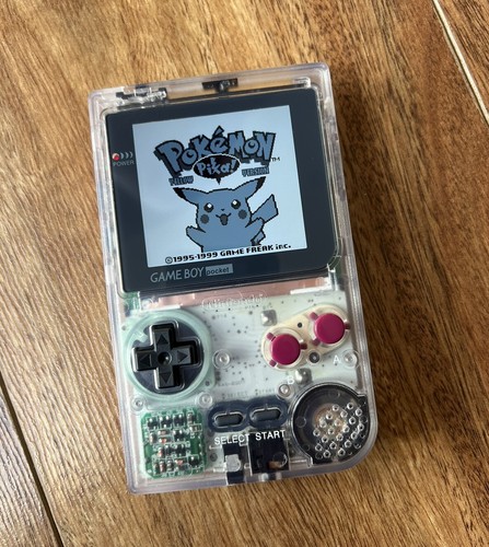 GAME BOY ポケット FunnyPlaying Game Boy Pocket Retro Pixel IPS Shell | Hand