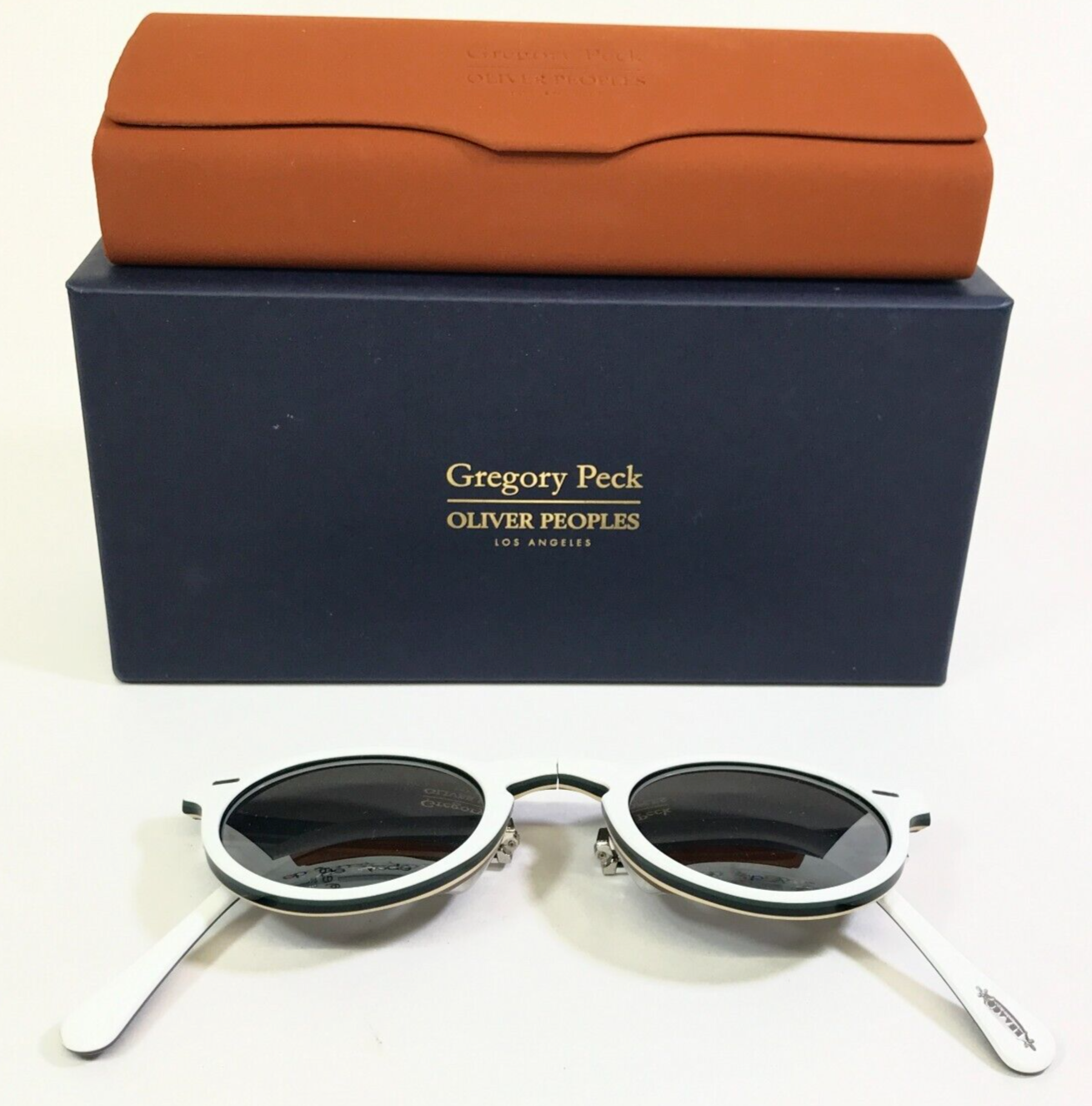 Pre-owned Oliver Peoples Sunglasses Ov5456su 168740 Gregory Peck 1962 Collapsible Foldable In Gray