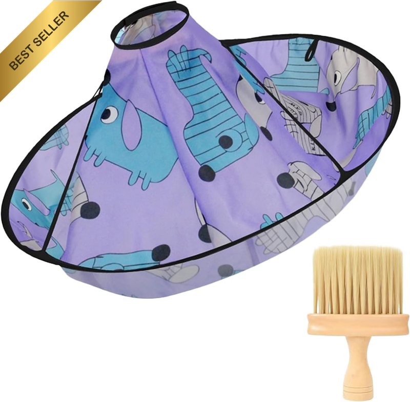 Barber'S Cape Foldable Cloths Hairdresser'S Barber'S Cloths Non-Stick Hair Cape