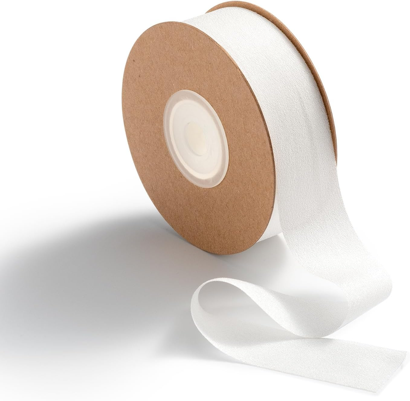 White Ribbon White Decorative Chiffon Ribbon Fabric Silk Ribbon White Ribbon for