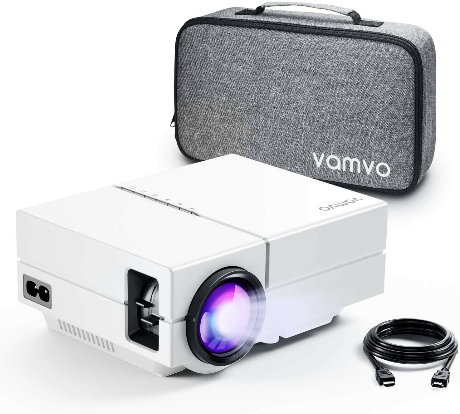  Mini Beamer - Vamvo L4500 1280*720P - Mit Tasche und HDMI Kabel