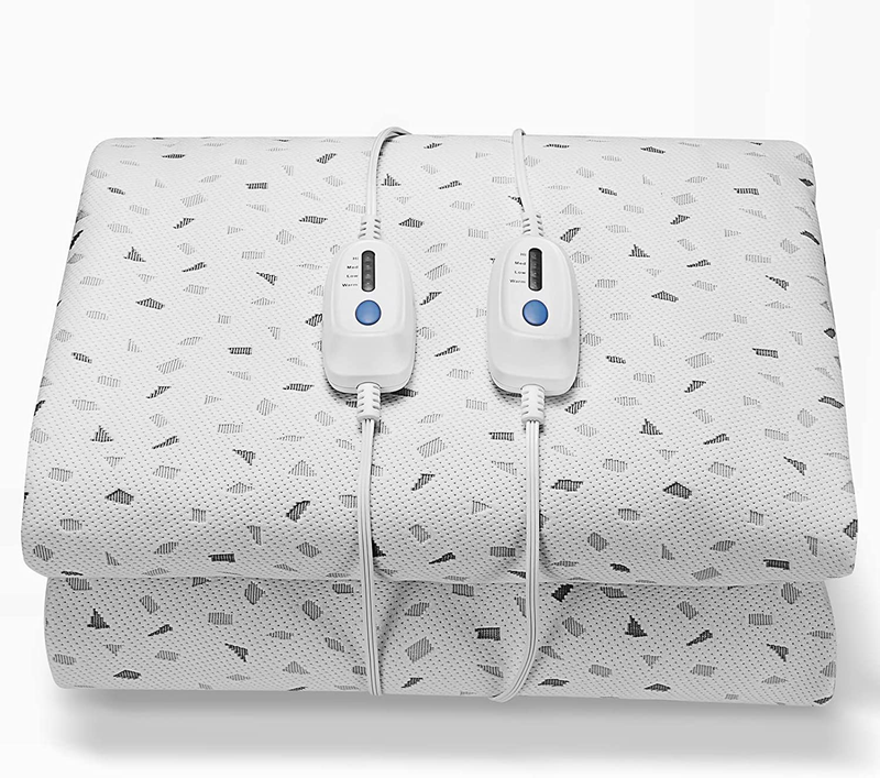 With Dual Control Electric Bed Warmer King Size With 4 Adjus