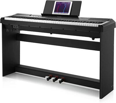  Donner DEP-10 Digital Piano 88 Key Semi-Weighted 8 Tone 128 Polyphony | Refurb