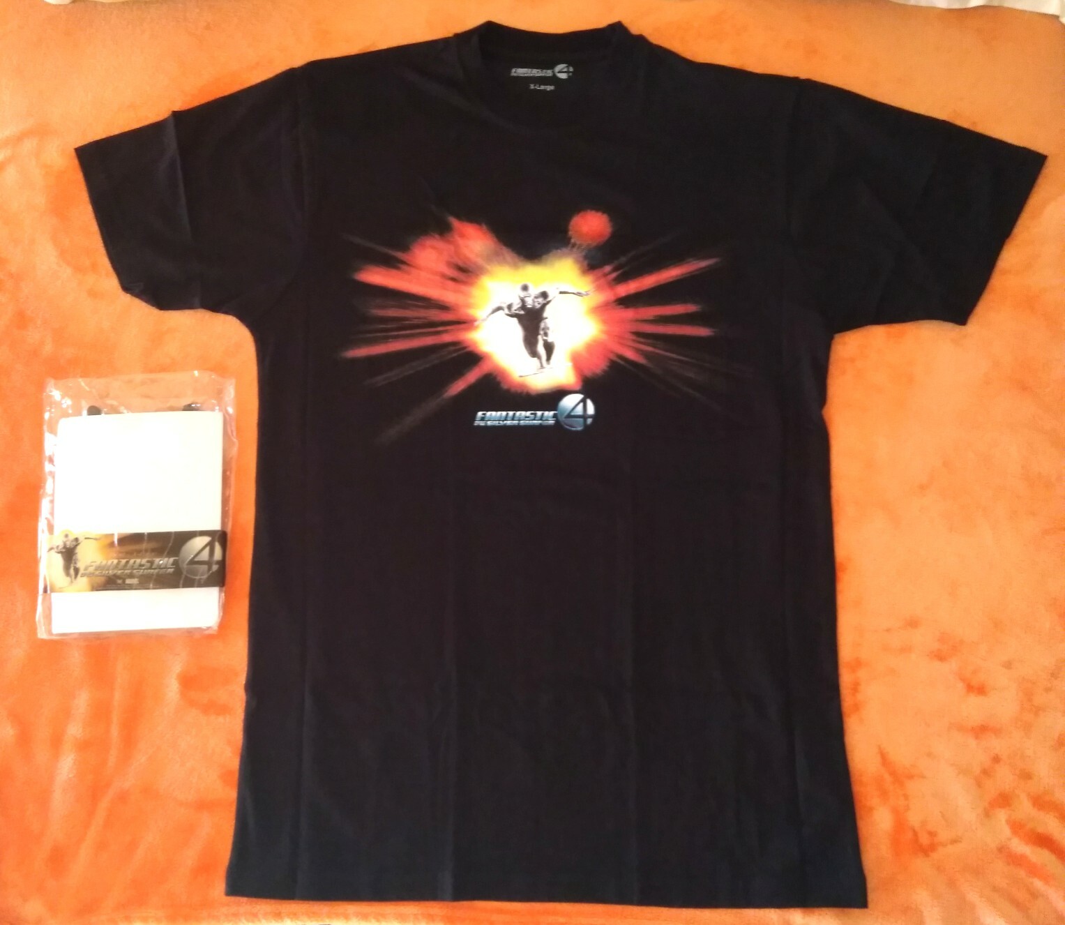 silver surfer graphicTシャツMCUファンタスティック4映画 Marvel The Fantastic Four: First Steps Silver Surfer Garment
