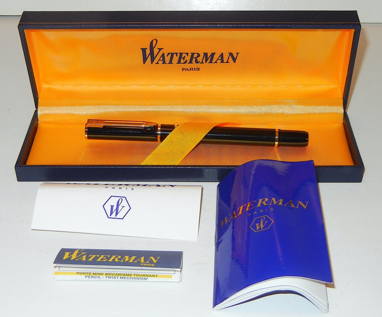 WATERMAN PARIS FRANCE FOUNTAIN PEN M NIB W/ BOX | eBay