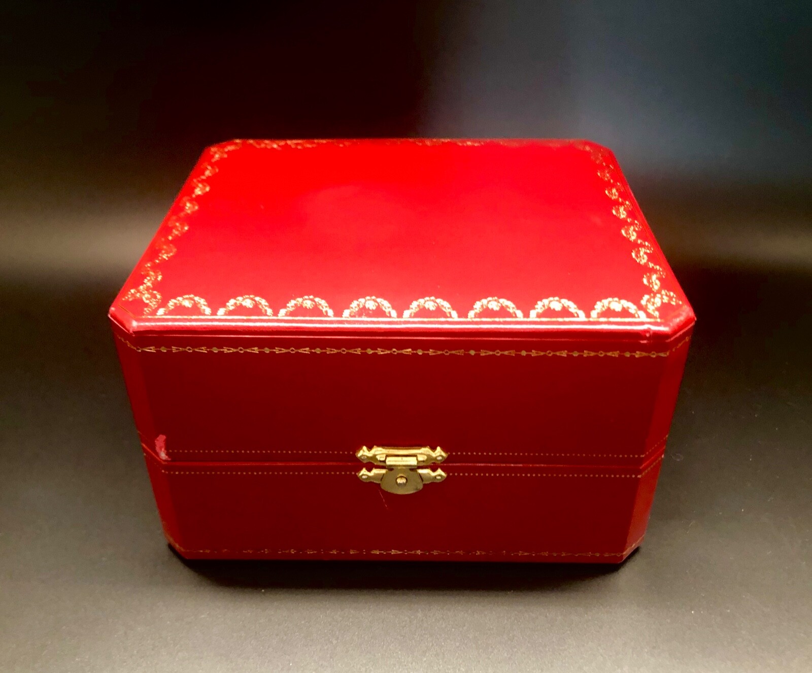 Genuine Authentic Leather Cartier Presentation COWA 0049 Watch Box with Pillow