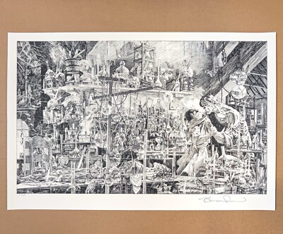 BERNIE WRIGHTSON SIGNED Edition I Shall Be With You On Your Wedding Night Poster