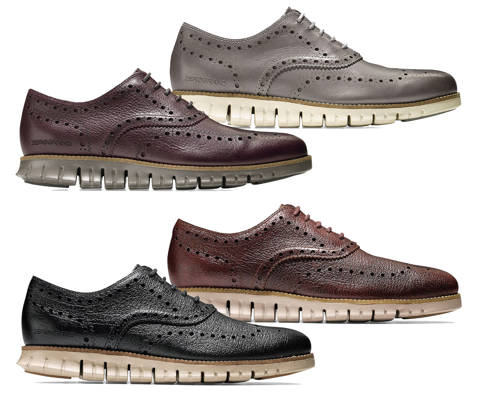 Men Cole Haan Zerogrand Wingtip Oxford Shoes Leather Brogue Men Cole Haan Zerogrand Wingtip Oxford Shoes Leather Brogue