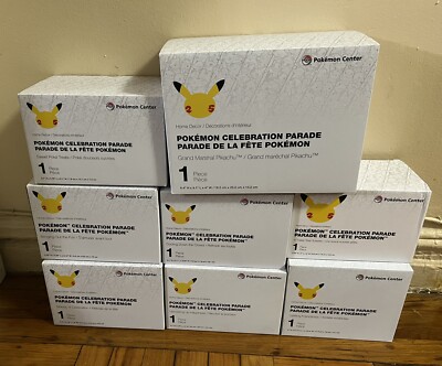 8 Pokemon Celebration Parade Figures COMPLETE Set 25th Anniversary Brand New