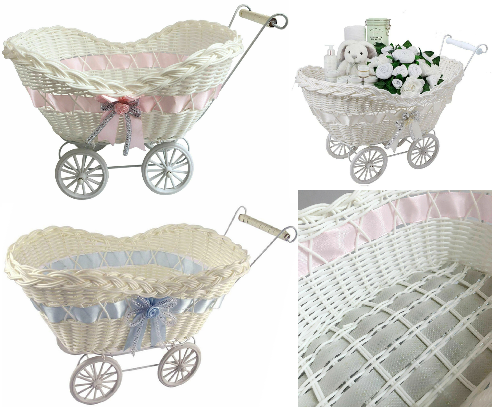 wicker basket pram