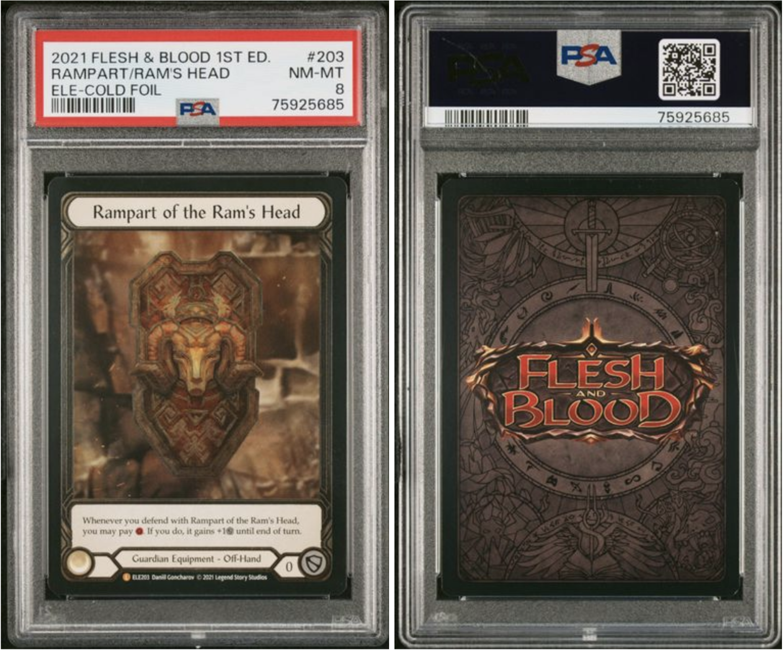 FaB Rampart of the Ram's Head 初版 CF Rampart of the Ram\u0027s Head (ELE) #ELE203 | Dragon Shield Flesh and