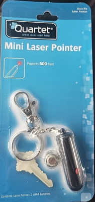 Quartet Mini Keychain Laser Pointer Class 3a Compact Large Venue - Presentation