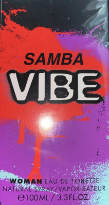 SAMBA VIBE Women BY PERFUMERS  Workshop| EDT 3.3OZ. | NEW SEALED