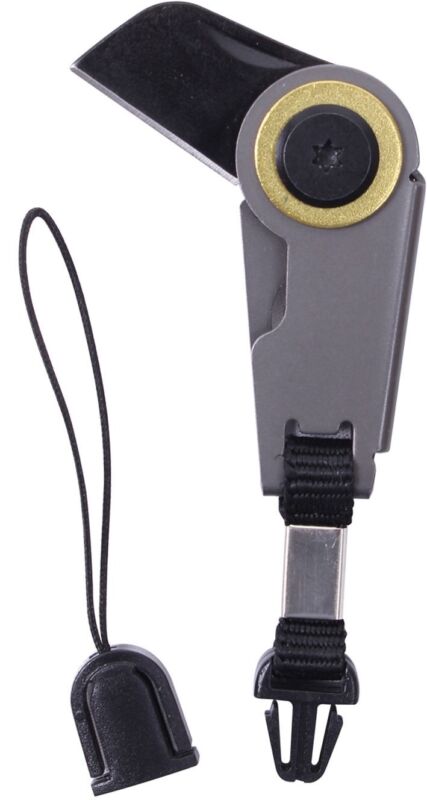 Zipper Pull Emergency Survival Folding Knife Zip Blade Tool for Jackets Coat