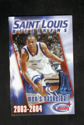 St Louis Billikens--2003-04 Basketball Pocket Schedule--Budweiser/US
