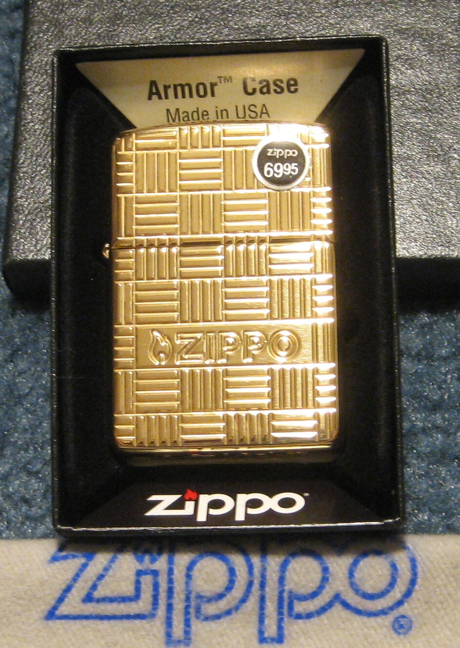 印籠　INRO  The Champoud Collection Zippo Lighter Armor Lion Crest Double-sided processing Crown