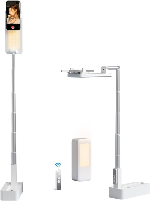 Phone Stand for Recording Video, Extendable Desktop Mobile Phone Tripod, Overhea