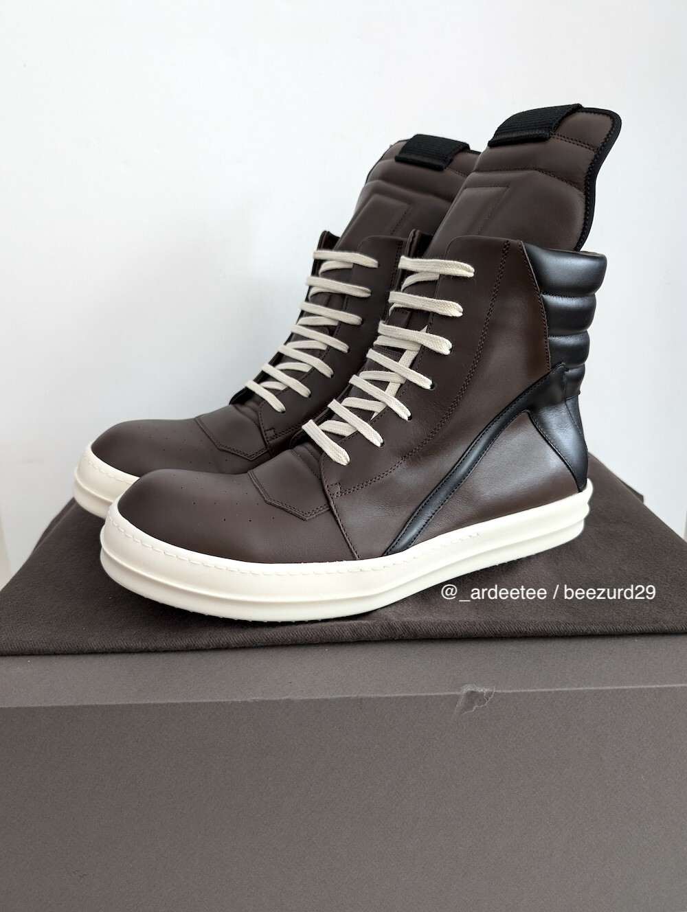 靴 Rickowens Geobasket Sneakers RICK OWENS | MEGA GEOBASKET SNEAKERS