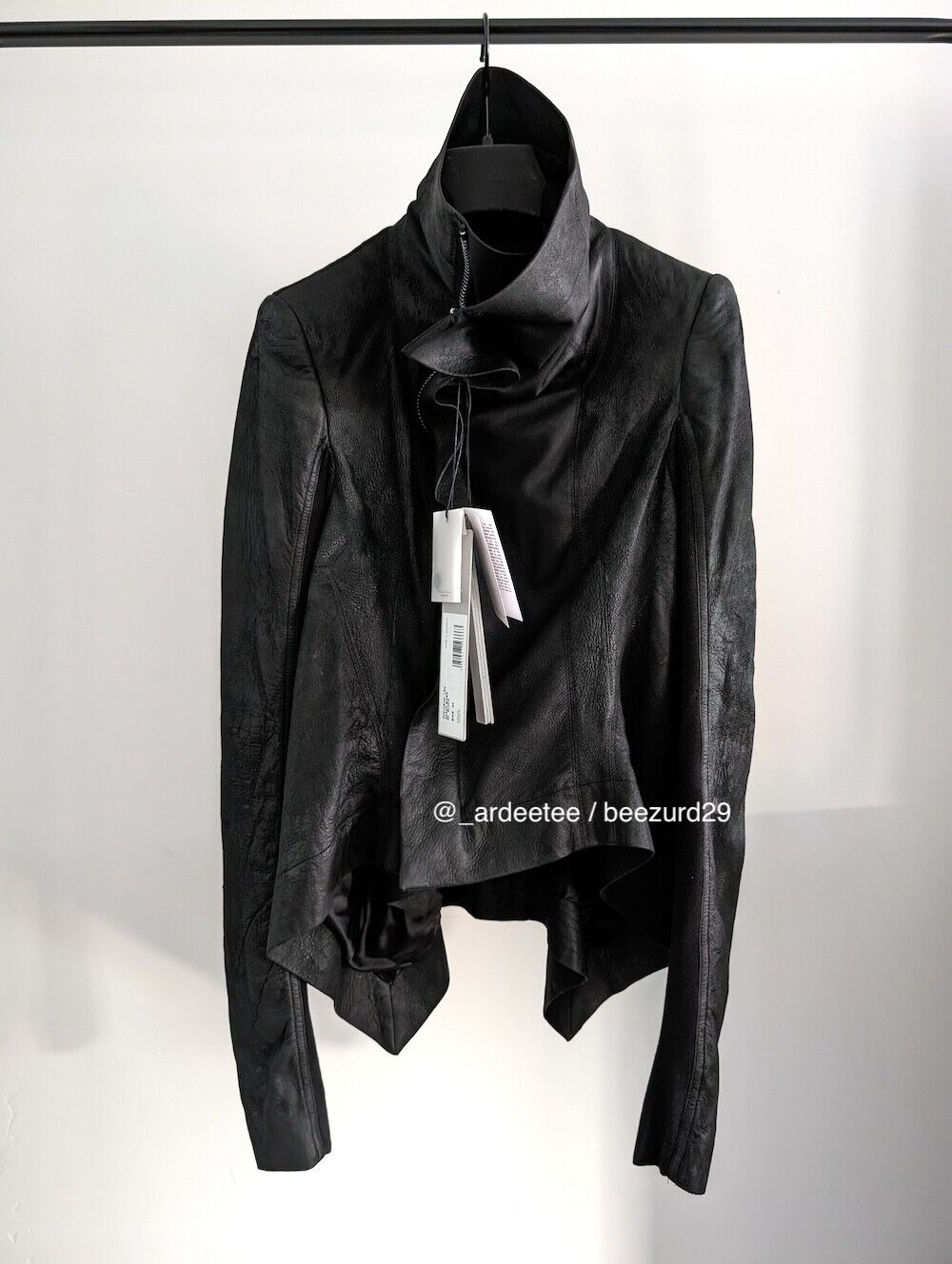 NWT* RICK OWENS SS23 EDFU BLISTERED LAMB NASKA LEATHER NWT* RICK OWENS SS23 EDFU BLISTERED LAMB NASKA LEATHER