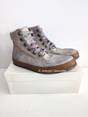 A1923 ADICIANNOVEVENTITRE OIL CAVALLO SNEAKERS GUIDI POELL $2300 (INDIGO 37,38)