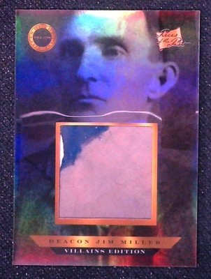 Deacon Jim Miller 2025 Pieces of the Past Villains Authentic Relic card #446