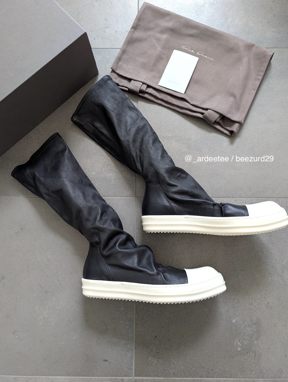 Rick Owens ソックスニーカー レザー ブラック サイズ41 楽天市場】Rick Owens リックオウエンス スニーカー HIGH