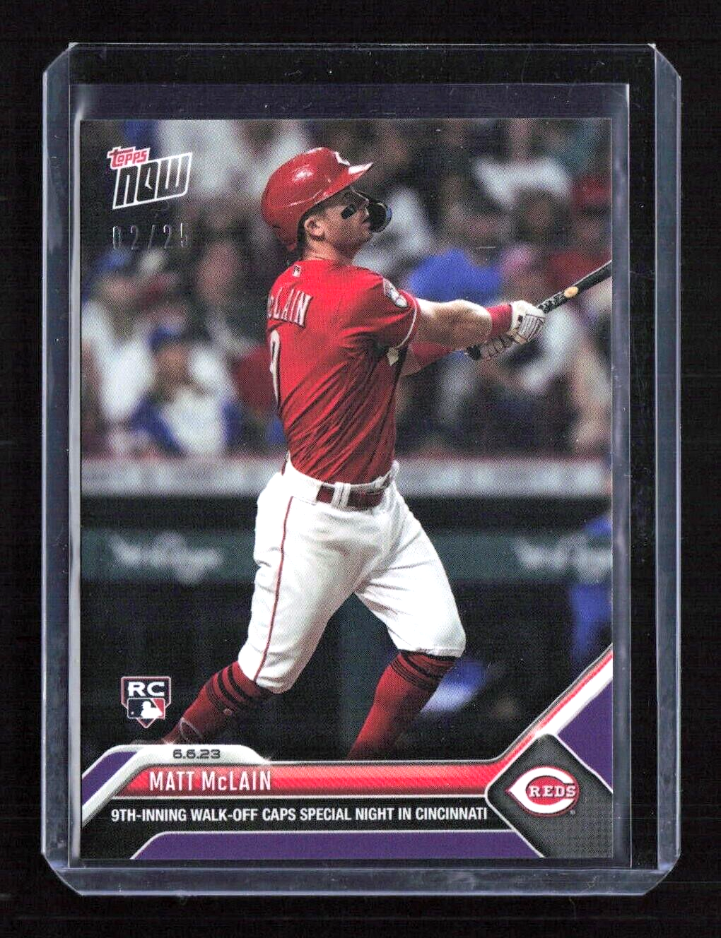 topps now マット・マクレイン Matt McLain #393 Matt Mclain 2023 Topps NOW #393 - 9th Inning Walk Off Caps