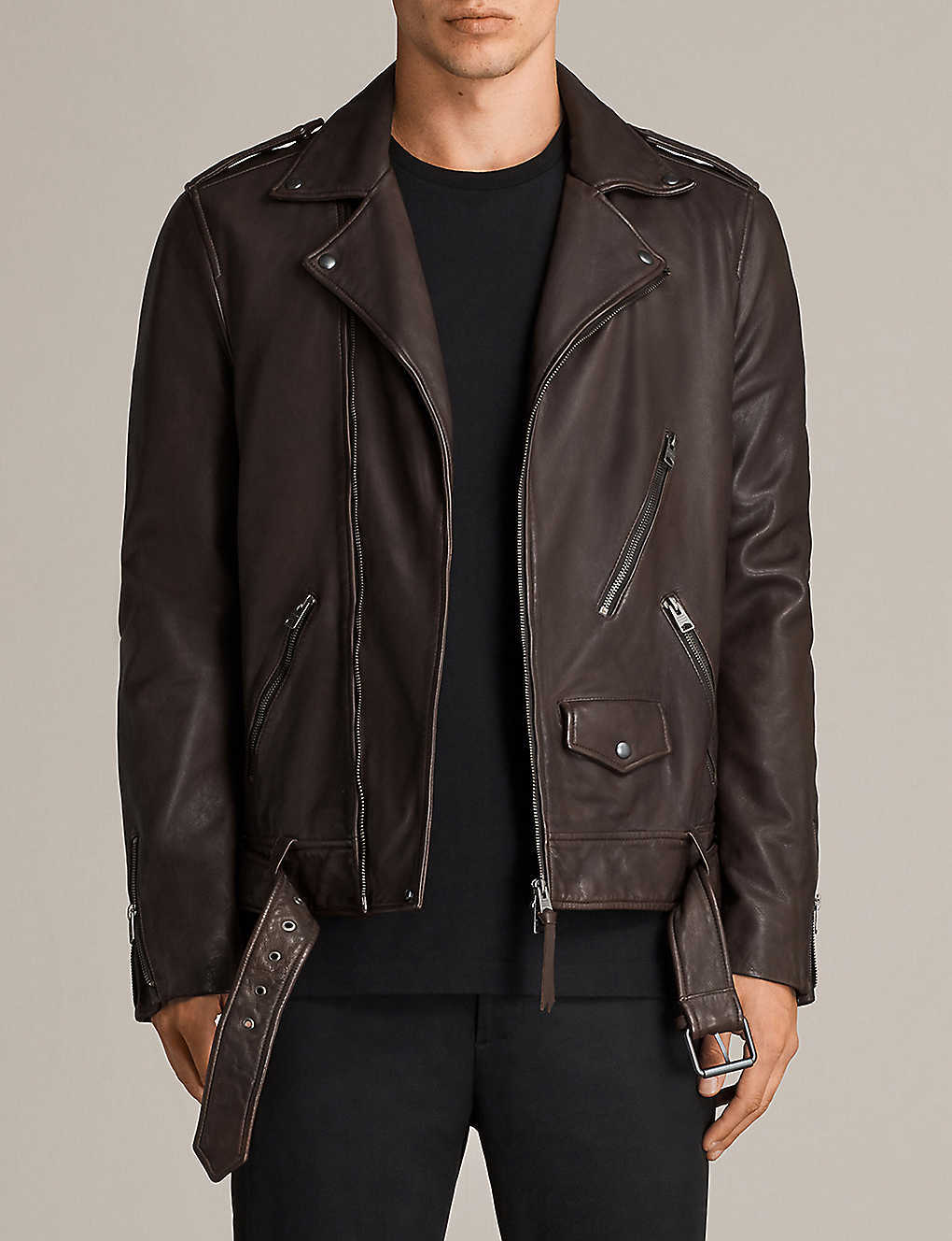 NEW $670 ALL SAINTS leather jacket 