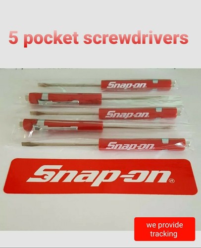 12 Snap On Tools Screwdrivers Per Order . Red Pocket Screwdriver ... - EBay - Foto 6