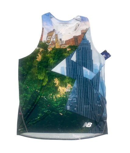 

NEW New Balance NYC Marathon 50th 2021 NYRR Разноцветная мужская майка, Multicolor, Balance NYC Marathon 50th 2022 NYRR