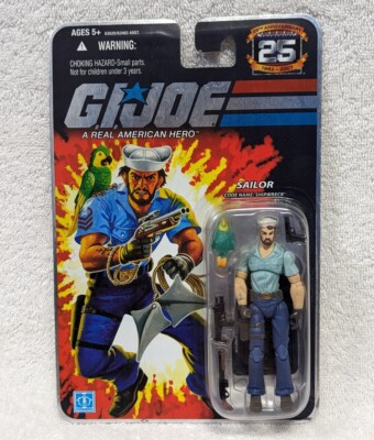 GI Joe 25th Anniversary ShipWreck NAVY Sailor w Polly MOSC ARAH 2007 Foil Card