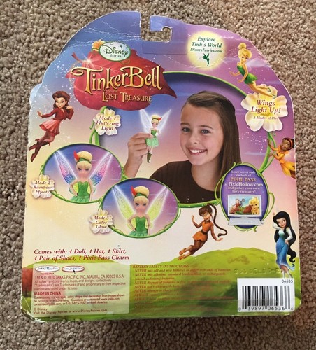 Disney Fairies Tinker Bell Magic Glow Tink Fairy Light up Wings New In Box! HTF!