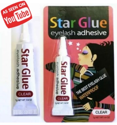 Star Glue Eye Lash Lashes Best Adhesive Waterproof Long Lasting Clear 7g Strong!