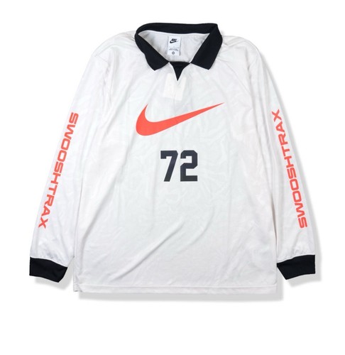 NWT NIKE Swooshtrax 72 Shirt Soccer Top Men's LS Collar Sz