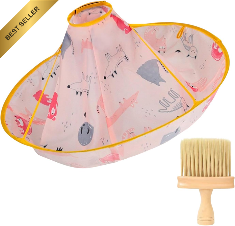 Barber'S Cape Foldable Cloths Hairdresser'S Barber'S Cloths Non-Stick Hair Cape