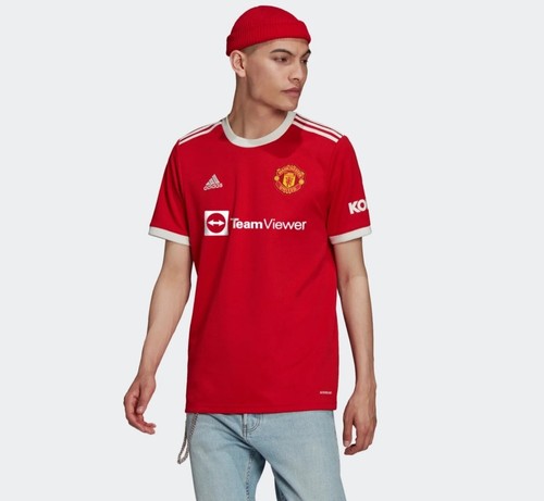 New Men Adidas Authentic Manchester United 21/22 Home Soccer
