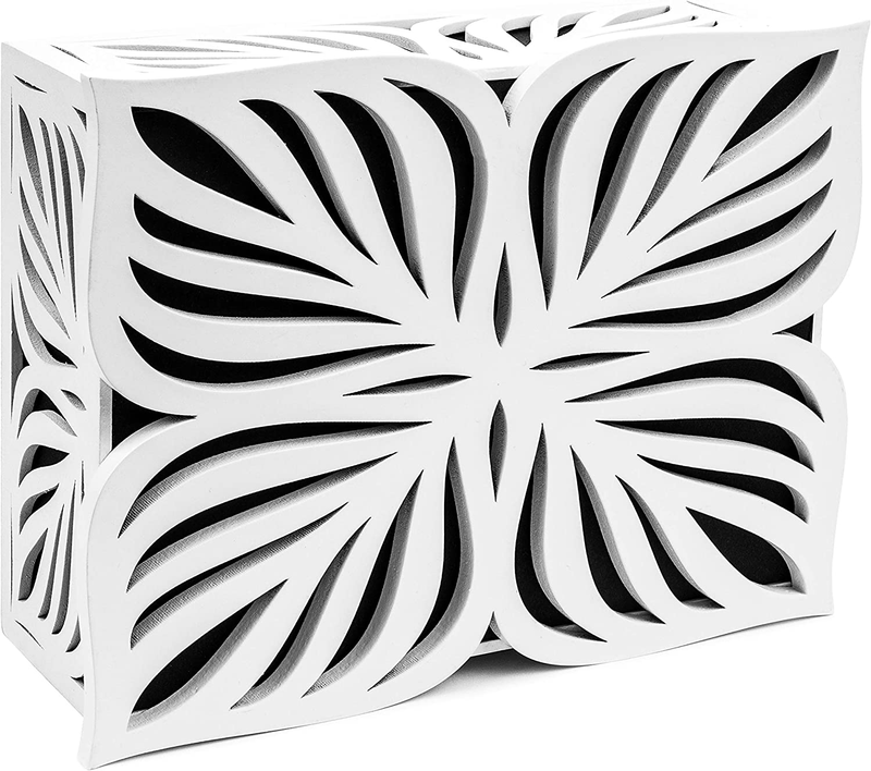 Kiavé Doorbell Chime Cover Only - Wood Doorbell Cover Box, Modern Tropical Desig